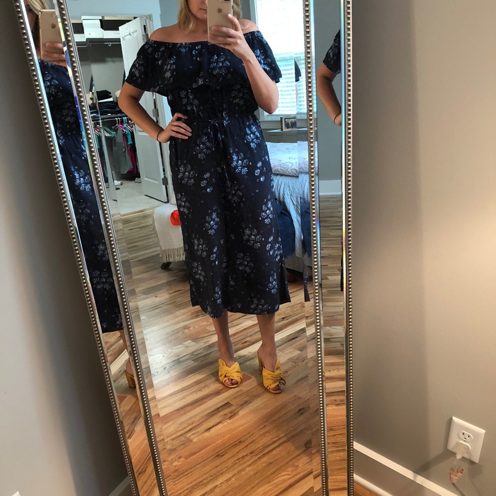 Off-the-shoulder JACK by B.B. Dakota jumpsuit